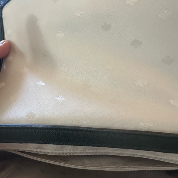 Kate Spade Laurel Way Green Floral Crossbody Envelope Flap With Silver Chain - Picture 13 of 16